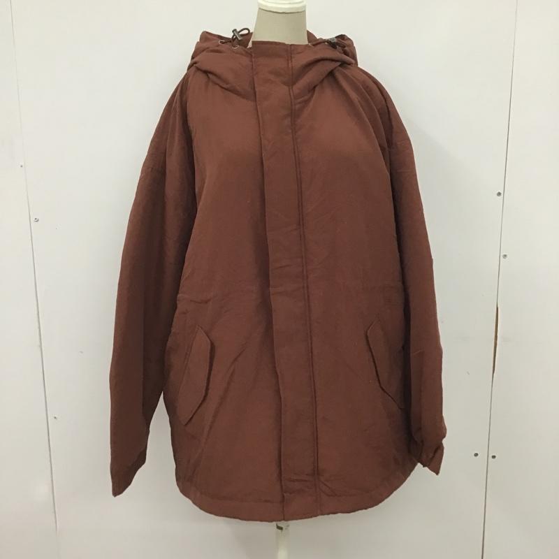 ローリーズファーム LOWRYS FARM コート コート一般 FREE 無地 えんじ / ワインレッド /  レディース USED 古着 中古 10083264