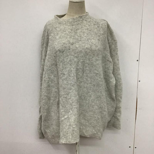 ザラニット ZARA KNIT ニット、セーター 長袖 M 無地 灰 / グレー /  レディース USED 古着 中古 10083275