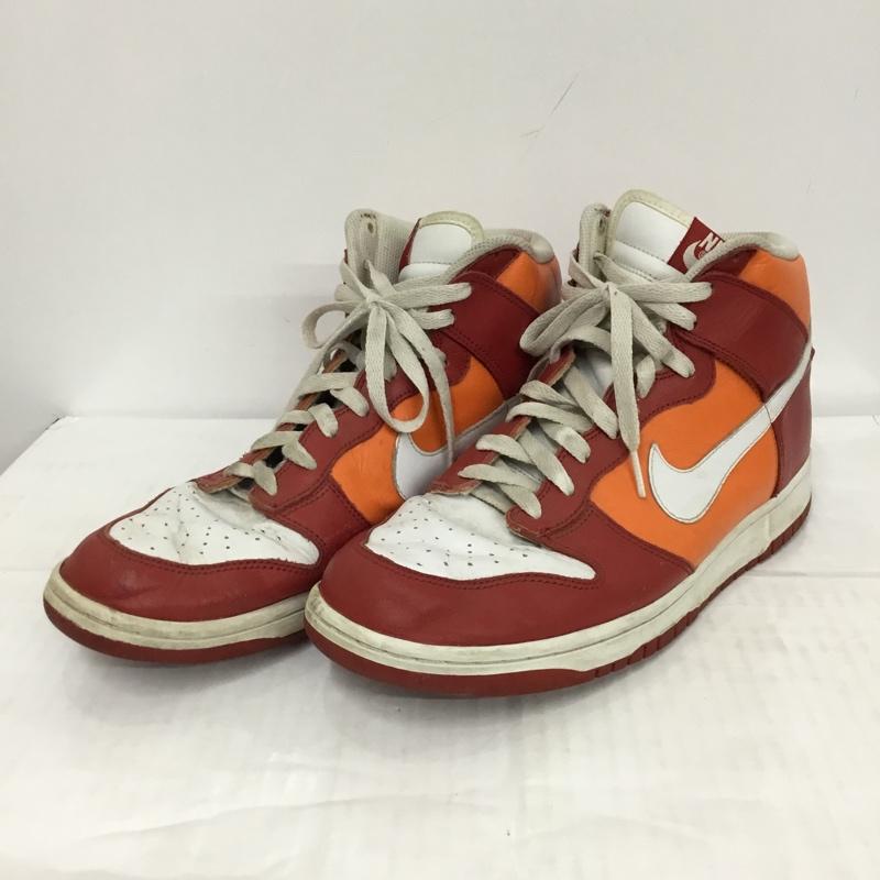 ナイキ NIKE スニーカー スニーカー 309432-612 DUNK HIGH 29cm 29.0cm ロゴ、文字 白 / ホワイト / X 赤 / レッド / X 橙 / オレンジ /  メンズ USED 古着 中古 10083333