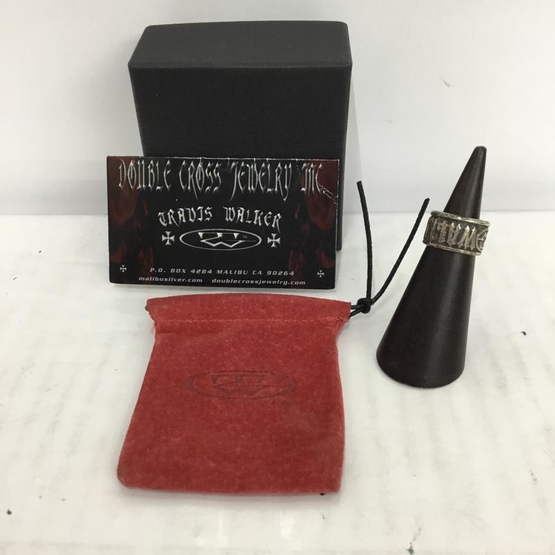 トラヴィスワーカー Travis Walker アクセサリー 指輪 R6 203TW WALKER ROGO RING 8号 箱有 ロゴ、文字 銀 / シルバー /  メンズ USED 古着 中古 10083340