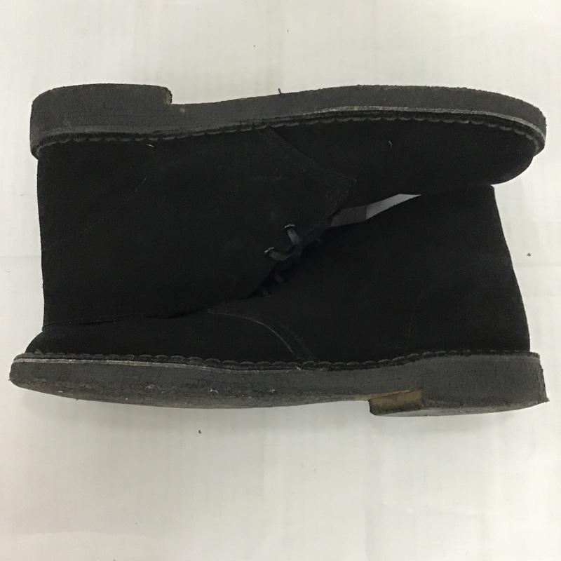 クラークス Clarks ブーツ ショートブーツ 31691 デザートブーツ US9 箱有 US：9 無地 黒 / ブラック /  メンズ USED 古着 中古 10083349