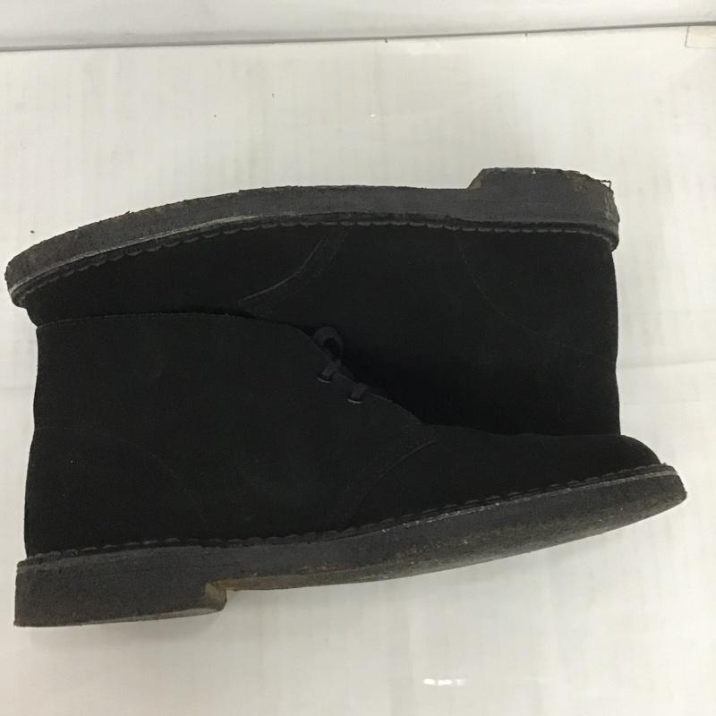 クラークス Clarks ブーツ ショートブーツ 31691 デザートブーツ US9 箱有 US：9 無地 黒 / ブラック /  メンズ USED 古着 中古 10083349