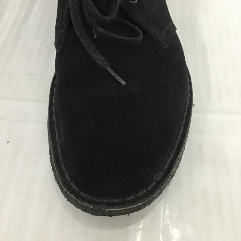 クラークス Clarks ブーツ ショートブーツ 31691 デザートブーツ US9 箱有 US：9 無地 黒 / ブラック /  メンズ USED 古着 中古 10083349