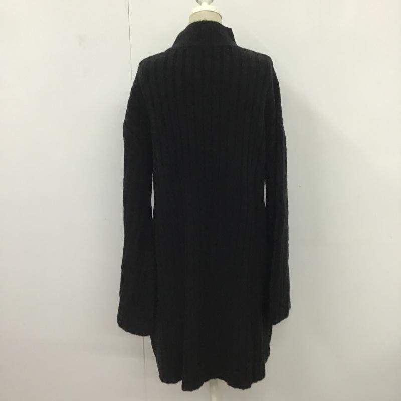 スライ SLY ワンピース ひざ丈スカート 030BAM73-8190 FLARE SLEEVE LOOSE MG OP 2 無地 黒 / ブラック /  レディース USED 古着 中古 10083407