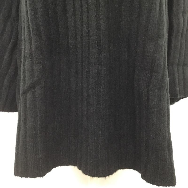 スライ SLY ワンピース ひざ丈スカート 030BAM73-8190 FLARE SLEEVE LOOSE MG OP 2 無地 黒 / ブラック /  レディース USED 古着 中古 10083407