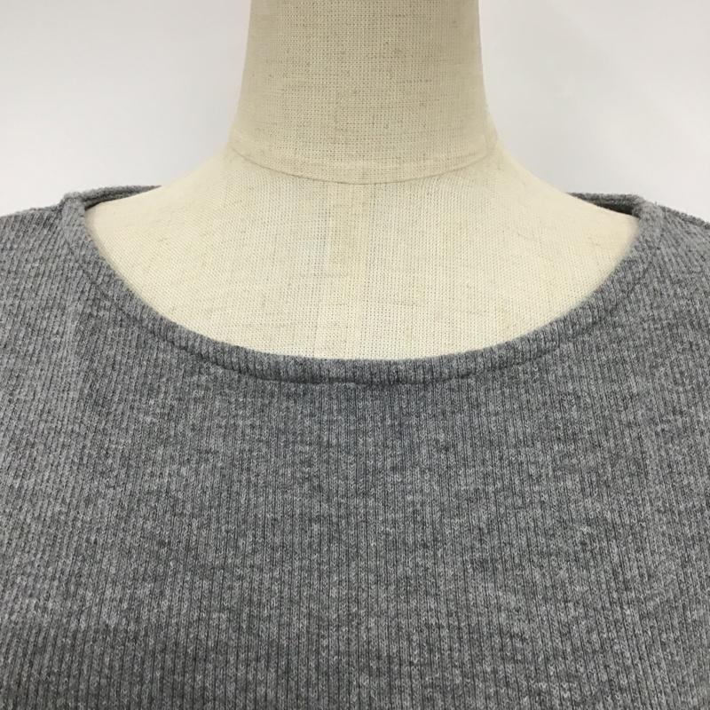 スライ SLY ワンピース ロングスカート 0309AT83-0230  サイドスリットマキシ TOPS 1 無地 灰 / グレー /  レディース USED 古着 中古 10083417