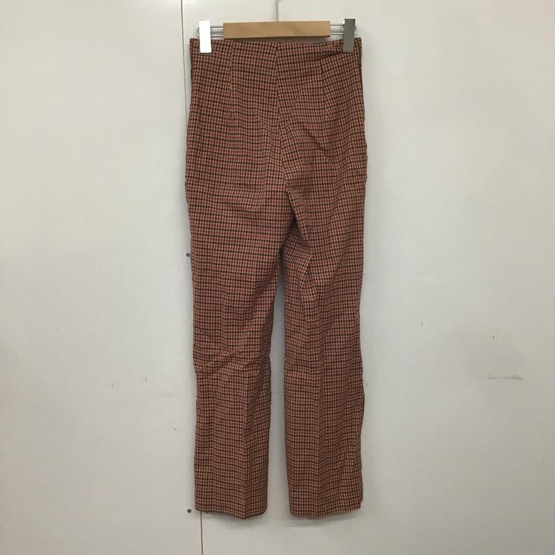 デミルクスビームス Demi-Luxe BEAMS ボトムス ボトムス 68-23-0362-126 サイドライン 34 チェック ベージュ / ベージュ / X 茶 / ブラウン / X 赤 / レッド /  レディース USED 古着 中古 10083464