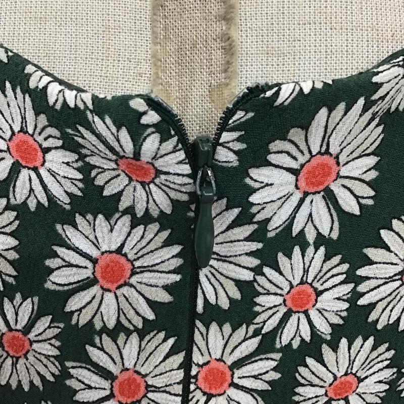 ザラ ZARA ワンピース ひざ丈スカート M 総柄 マルチカラー / マルチカラー /  レディース USED 古着 中古 10083490