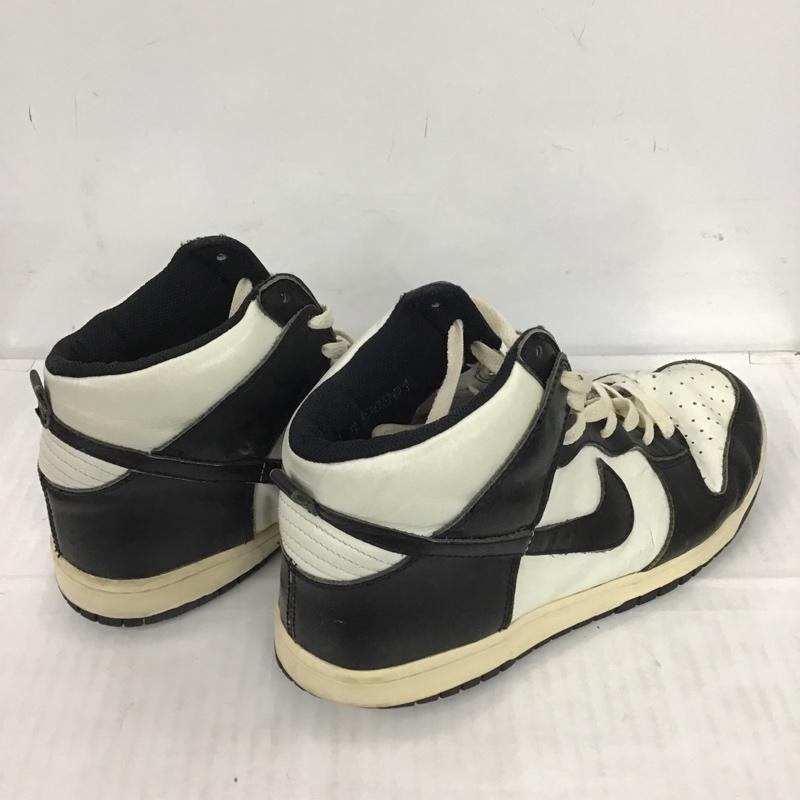 ナイキ NIKE スニーカー スニーカー 318850-101 DUNK HIGH 28.5cm 28.5cm ロゴ、文字 白 / ホワイト / X 黒 / ブラック /  メンズ USED 古着 中古 10083546