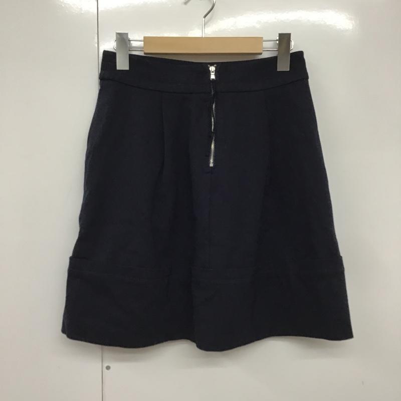 マークバイマークジェイコブス MARC by MARC JACOBS スカート ミニスカート XS 無地 紺 / ネイビー /  レディース USED 古着 中古 10083585