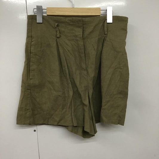 ザラ ZARA パンツ ショートパンツ M 無地 ベージュ / ベージュ /  レディース USED 古着 中古 10083591