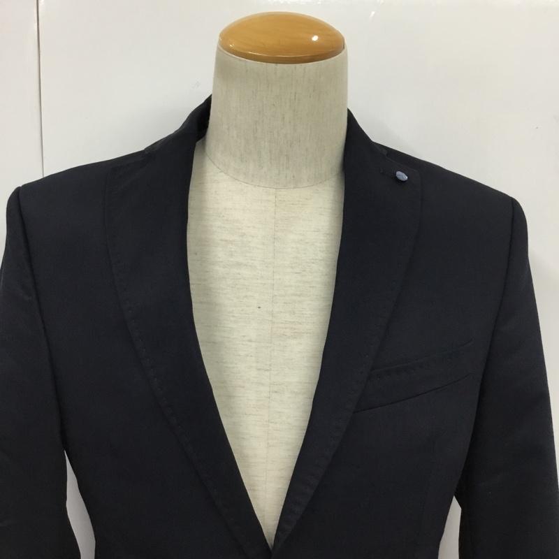 ザラメン ZARA MAN ジャケット、上着 ジャケット、ブレザー 44 無地 紺 / ネイビー /  メンズ USED 古着 中古 10083629