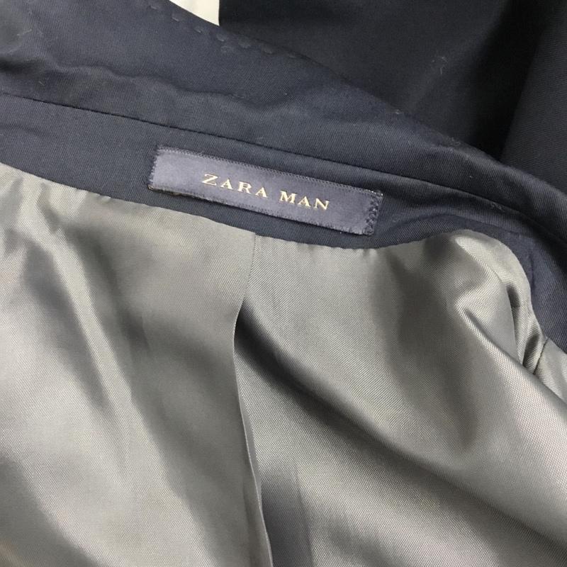 ザラメン ZARA MAN ジャケット、上着 ジャケット、ブレザー 44 無地 紺 / ネイビー /  メンズ USED 古着 中古 10083629