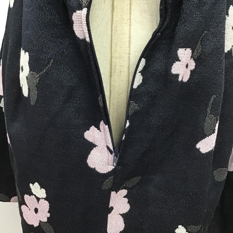 ダズリン dazzlin ワンピース ミニスカート 021650305001 フラワージャカードミニワンピース M 花柄 紺 / ネイビー /  レディース USED 古着 中古 10083663