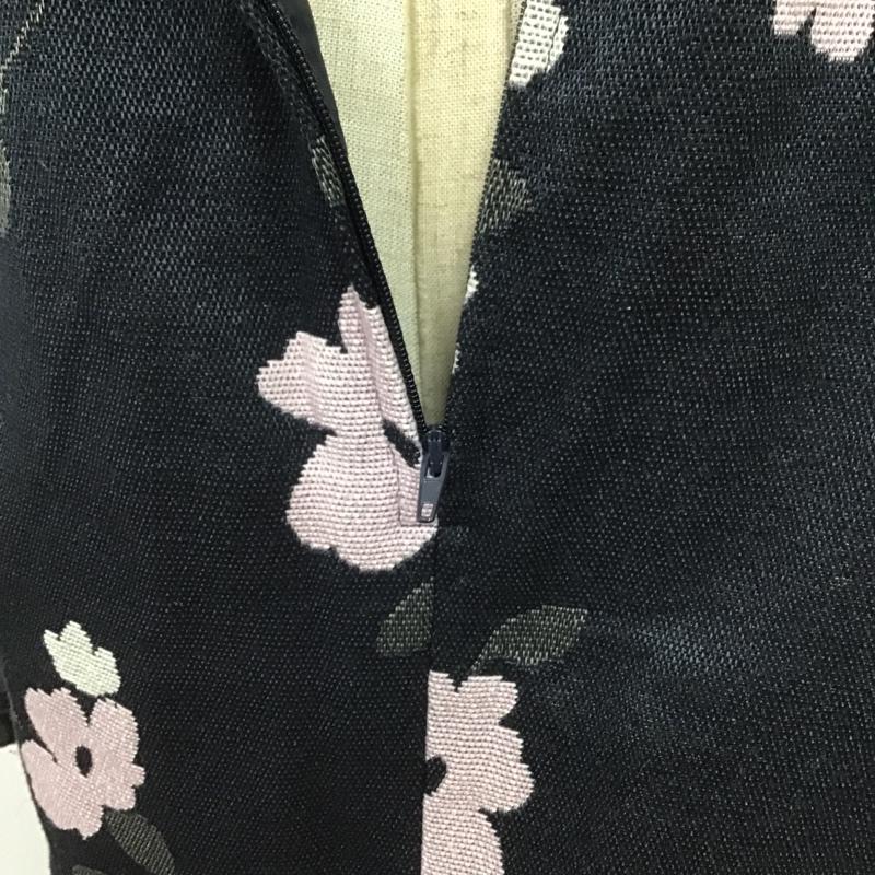 ダズリン dazzlin ワンピース ミニスカート 021650305001 フラワージャカードミニワンピース M 花柄 紺 / ネイビー /  レディース USED 古着 中古 10083663