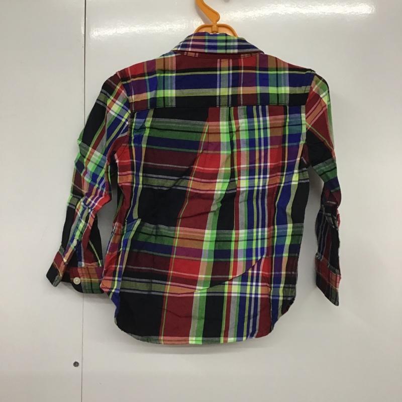 ラルフローレン RALPHLAUREN シャツ、ブラウス 長袖 320516533001 キッズ ベビー 24M ボタンダウン チェック 24M ワンポイント マルチカラー / マルチカラー /  ボーイズ USED 古着 中古 10083684