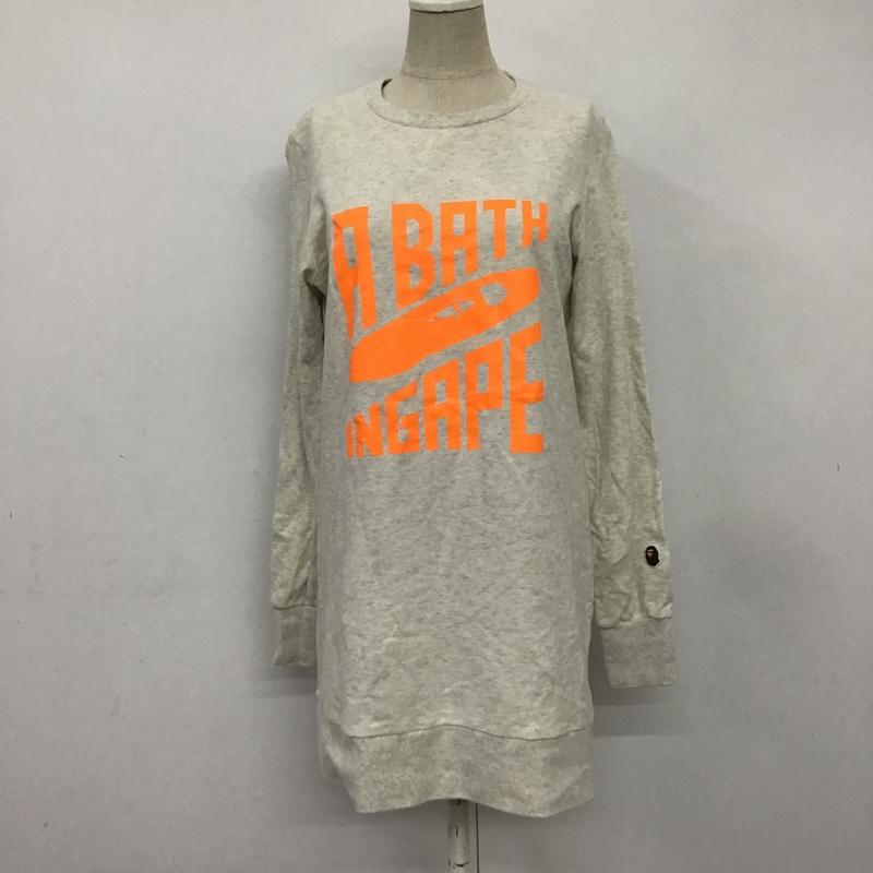 アベイシングエイプ A BATHING APE ワンピース ひざ丈スカート S プリント マルチカラー / マルチカラー /  レディース USED 古着 中古 10083687