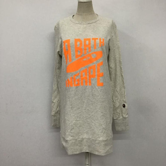 アベイシングエイプ A BATHING APE ワンピース ひざ丈スカート S プリント マルチカラー / マルチカラー /  レディース USED 古着 中古 10083687