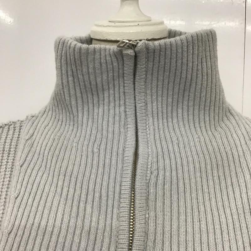 ローリーズファーム LOWRYS FARM ワンピース ロングスカート LF721008TS ハーフジップ ニットワンピース FREE 無地 灰 / グレー /  レディース USED 古着 中古 10083697