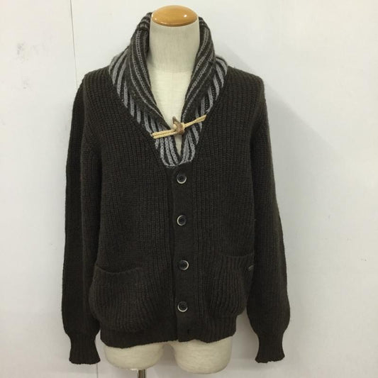 ガス GAS カーディガン 長袖 無地 茶 / ブラウン /  メンズ USED 古着 中古 10083790