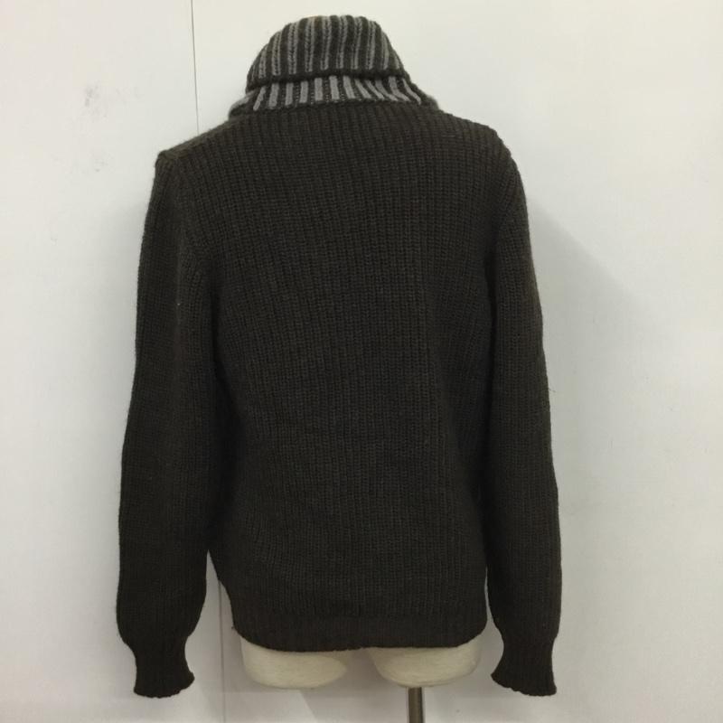 ガス GAS カーディガン 長袖 無地 茶 / ブラウン /  メンズ USED 古着 中古 10083790