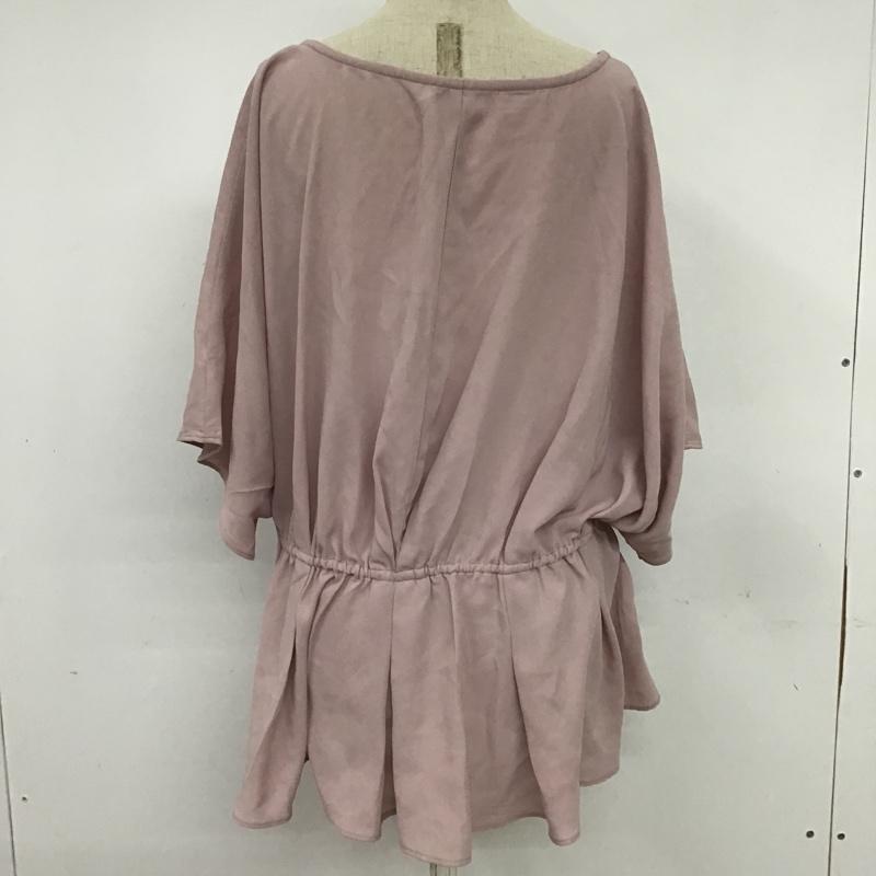 ケービーエフ KBF カットソー 半袖 無地 桃 / ピンク /  レディース USED 古着 中古 10083817