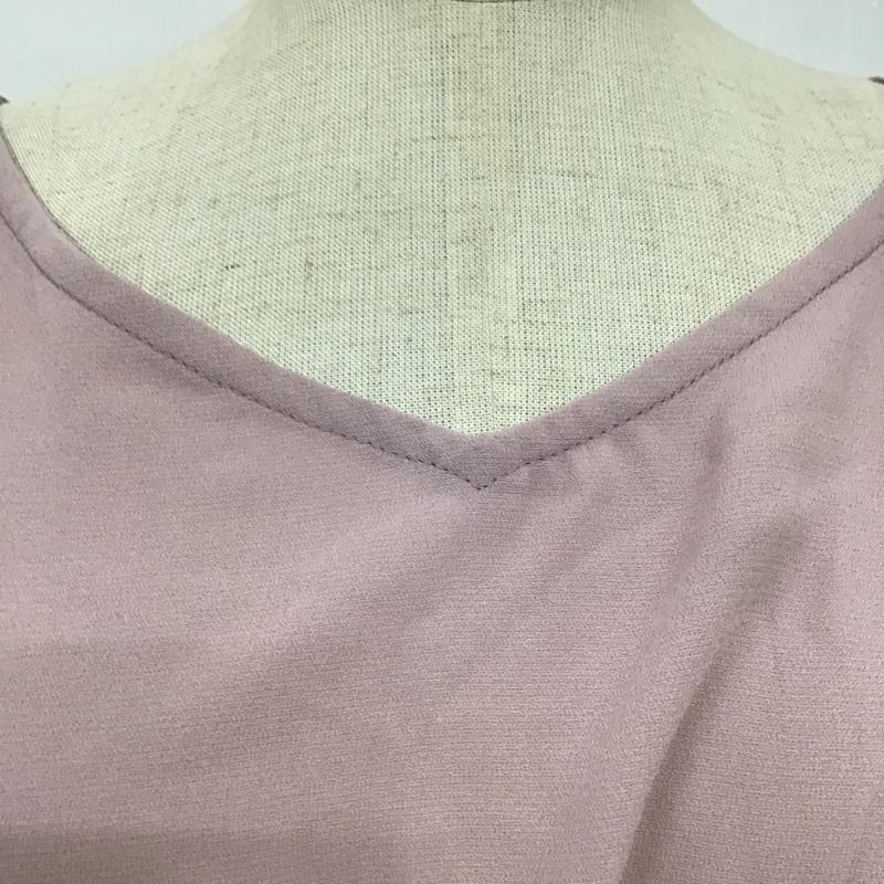 ケービーエフ KBF カットソー 半袖 無地 桃 / ピンク /  レディース USED 古着 中古 10083817