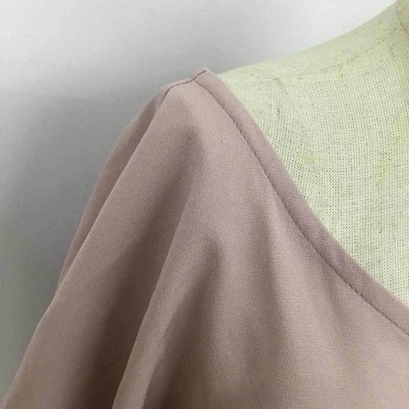 ケービーエフ KBF カットソー 半袖 無地 桃 / ピンク /  レディース USED 古着 中古 10083817