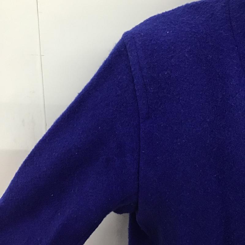 ダントン Danton ジャケット、上着 ジャケット、ブレザー JD-8237 WOM 丸襟ウールモッサジャケット ショールカラージャケット 40 ロゴ、文字 青 / ブルー /  メンズ USED 古着 中古 10083848