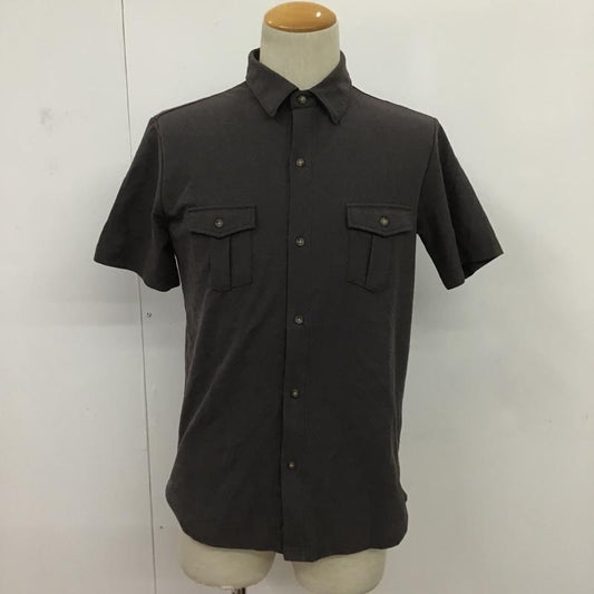 アーバンリサーチ URBAN RESEARCH シャツ、ブラウス 半袖 40 無地 チャコールグレー / チャコールグレー /  メンズ USED 古着 中古 10083863