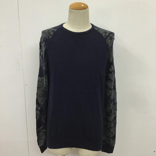 ザラメン ZARA MAN ニット、セーター 長袖 3991 400 401 M  紺 / ネイビー /  メンズ USED 古着 中古 10083866