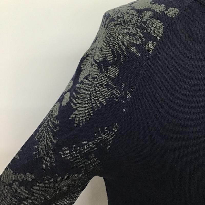 ザラメン ZARA MAN ニット、セーター 長袖 3991 400 401 M  紺 / ネイビー /  メンズ USED 古着 中古 10083866