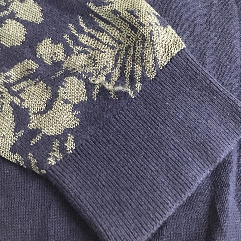 ザラメン ZARA MAN ニット、セーター 長袖 3991 400 401 M  紺 / ネイビー /  メンズ USED 古着 中古 10083866