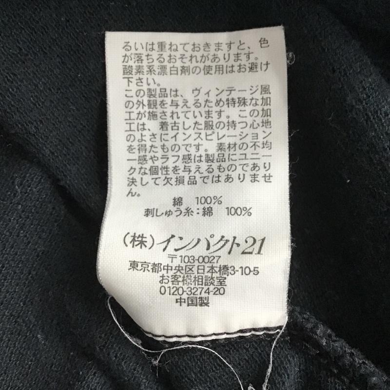 ポロ ジーンズ Polo Jeans Co. ポロシャツ 半袖 刺繍 M ロゴ、文字 黒 / ブラック /  メンズ USED 古着 中古 10083867