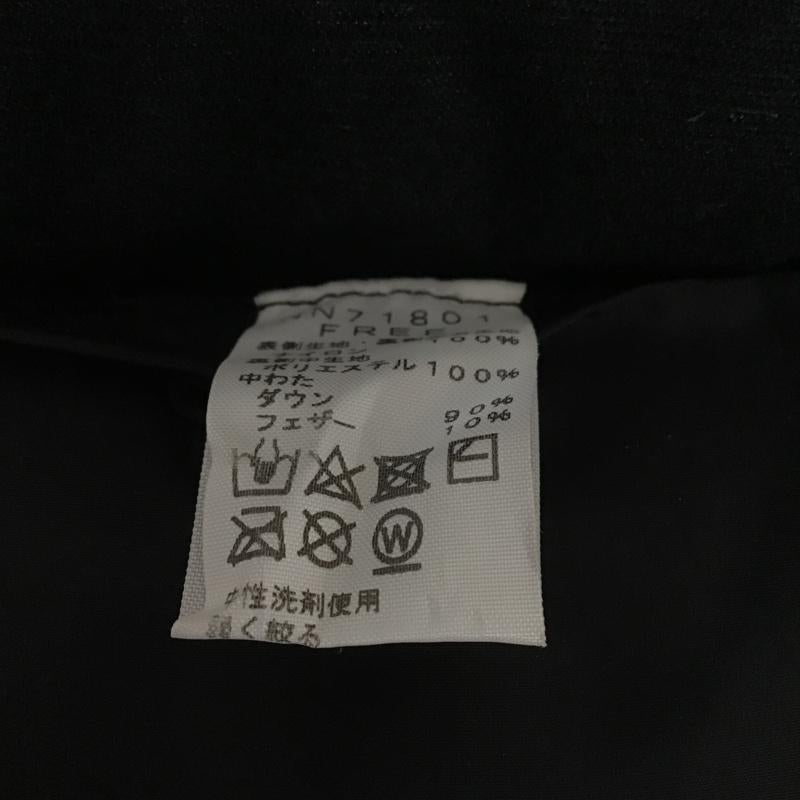 ザノースフェイス THE NORTH FACE マフラー マフラー NN71801 ヌプシ ダウンマフラー FREE ロゴ、文字 黒 / ブラック / X 黄 / イエロー /  メンズ USED 古着 中古 10083889
