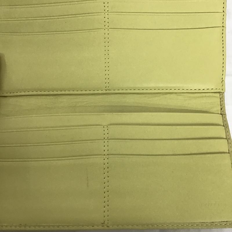 コーチ COACH 財布 長財布 ロゴ、文字 薄緑 / ライトグリーン /  レディース USED 古着 中古 10083890