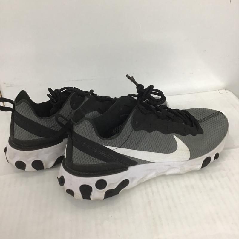 ナイキ NIKE スニーカー スニーカー CI3831-002 REACT ELEMENT 55 SE 27cm 27.0cm ロゴ、文字 黒 / ブラック / X 白 / ホワイト /  メンズ USED 古着 中古 10083907