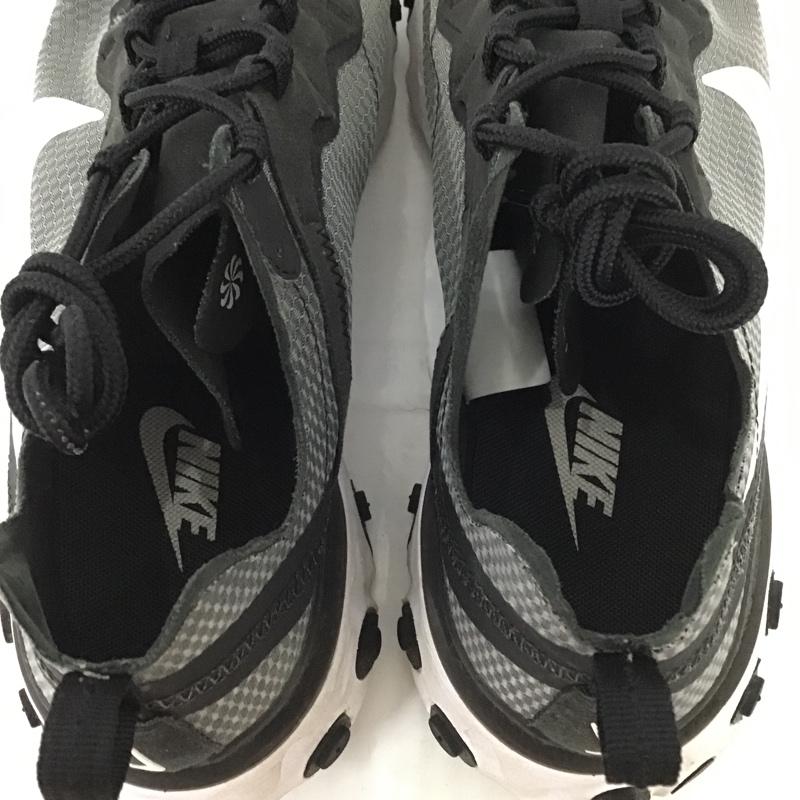 ナイキ NIKE スニーカー スニーカー CI3831-002 REACT ELEMENT 55 SE 27cm 27.0cm ロゴ、文字 黒 / ブラック / X 白 / ホワイト /  メンズ USED 古着 中古 10083907