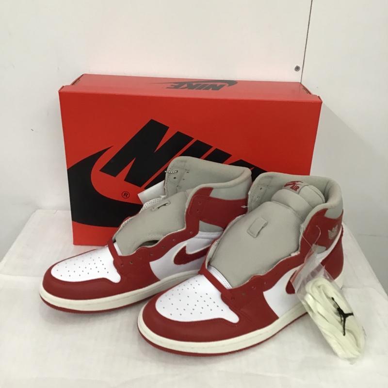 ナイキ NIKE スニーカー スニーカー DJ4891 061 W AIR JORDAN 1 RETRO HIGH OG 29cm 箱有 29.0cm ロゴ、文字 白 / ホワイト / X 灰 / グレー / X 赤 / レッド /  メンズ USED 古着 中古 10084039