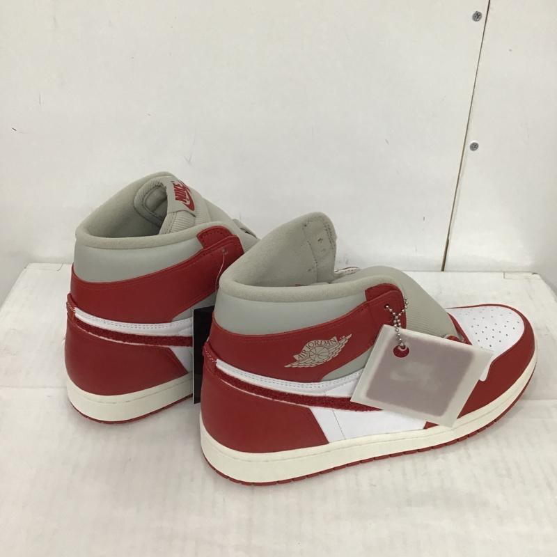 ナイキ NIKE スニーカー スニーカー DJ4891 061 W AIR JORDAN 1 RETRO HIGH OG 29cm 箱有 29.0cm ロゴ、文字 白 / ホワイト / X 灰 / グレー / X 赤 / レッド /  メンズ USED 古着 中古 10084039