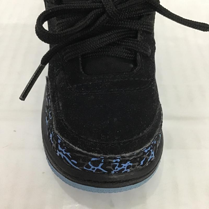 ナイキ NIKE シューズ シューズ 323949 041 JORDAN AJF3 ベビー 11cm 箱有 11.0cm ワンポイント 黒 / ブラック / X 青 / ブルー /  ボーイズ USED 古着 中古 10084046