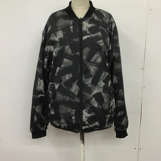 プーマ PUMA ジャケット、上着 ジャンパー、ブルゾン リバーシブル L 無地 X 総柄 黒 / ブラック /  レディース USED 古着 中古 10084053