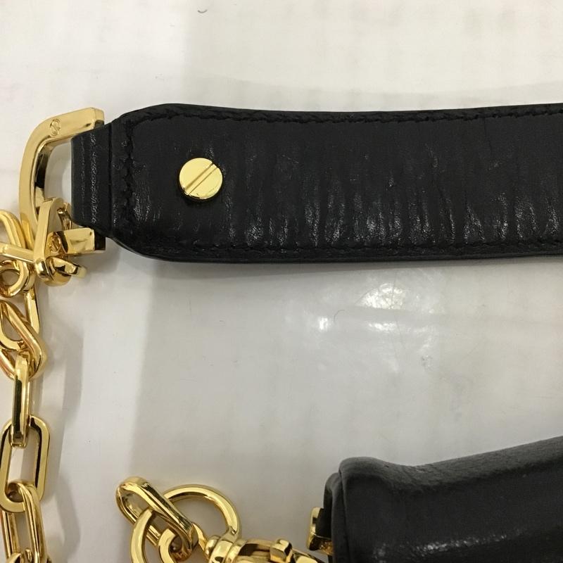 トリーバーチ TORY BURCH ショルダーバッグ ショルダーバッグ チェーン ワンポイント 黒 / ブラック / X 金 / ゴールド /  レディース USED 古着 中古 10084082