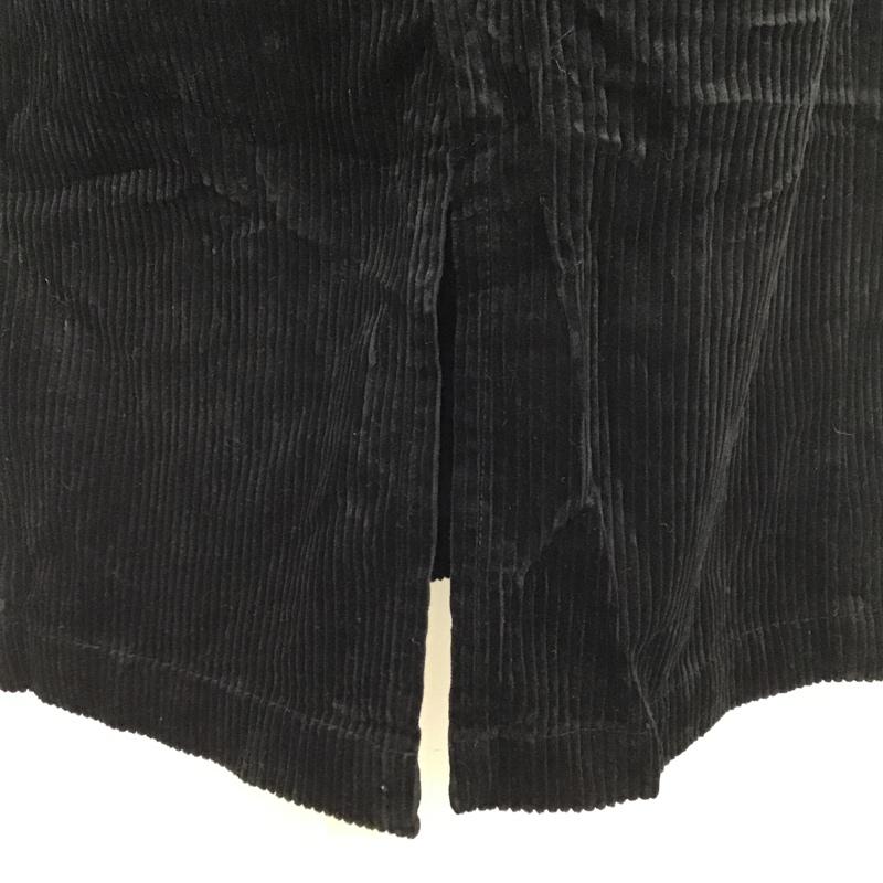 ローリーズファーム LOWRYS FARM スカート ひざ丈スカート L 無地 黒 / ブラック /  レディース USED 古着 中古 10084143