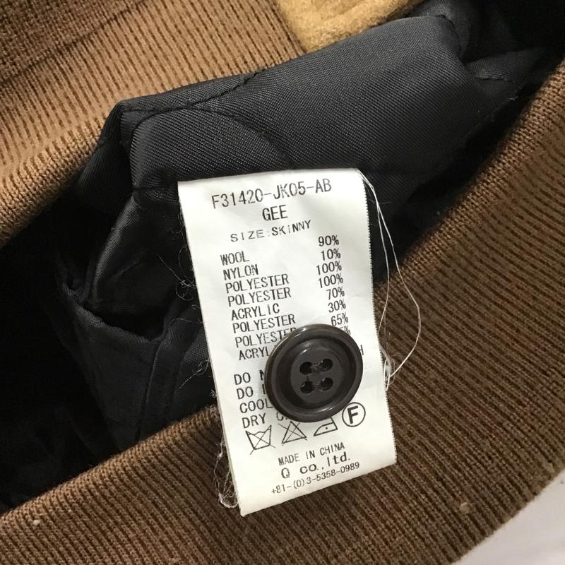 エフエイティー FAT ジャケット、上着 ジャケット、ブレザー F31420-JK05-AB ウール 無地 キャメル / キャメル /  メンズ USED 古着 中古 10084171