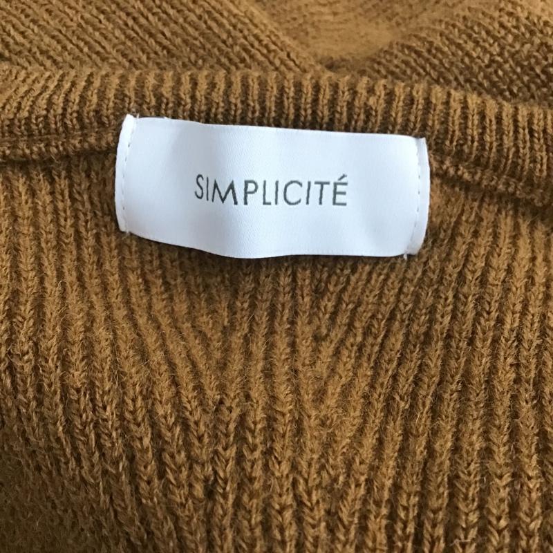 シンプリシテェ Simplicite ワンピース ロングスカート FREE 無地 茶 / ブラウン /  レディース USED 古着 中古 10084272