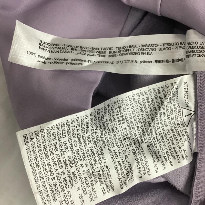 ザラ ZARA カットソー 七分袖 S 無地 紫 / パープル /  レディース USED 古着 中古 10084306