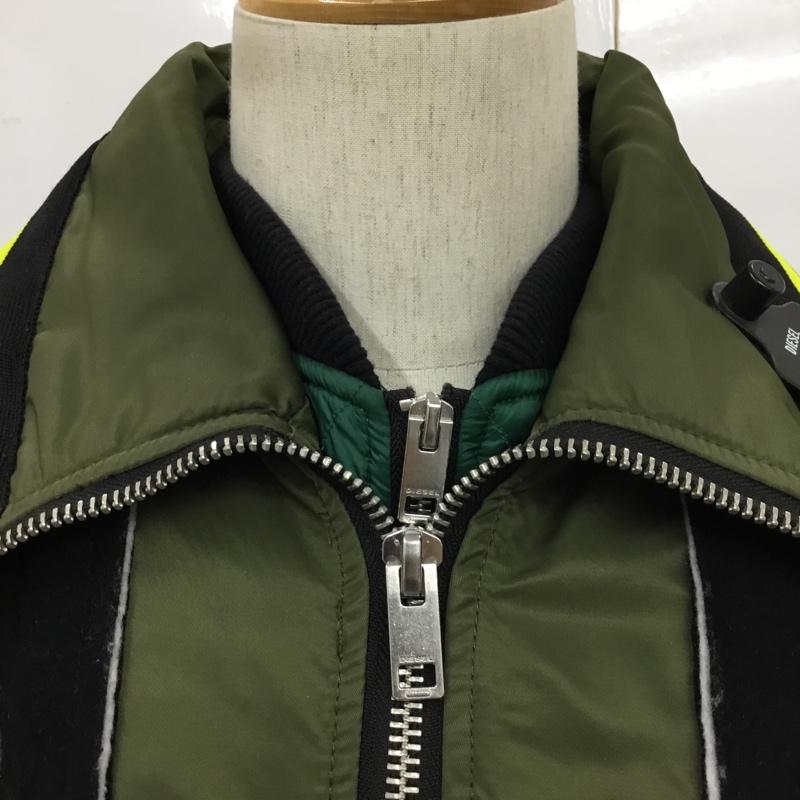 ディーゼル DIESEL ジャケット、上着 ジャンパー、ブルゾン M 無地 黒 / ブラック / X カーキ / カーキ /  メンズ USED 古着 中古 10084358