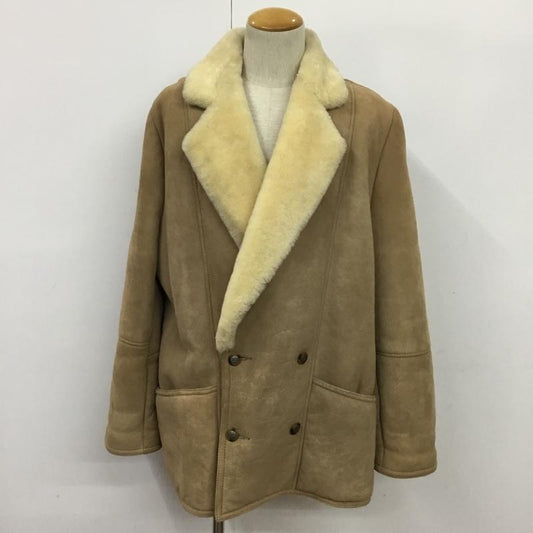 古着 USED コート コート一般 ムートン XL 無地 ベージュ / ベージュ /  メンズ USED 古着 中古 10084429