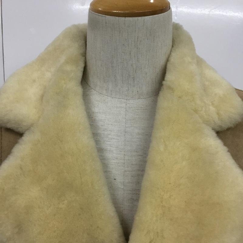 古着 USED コート コート一般 ムートン XL 無地 ベージュ / ベージュ /  メンズ USED 古着 中古 10084429